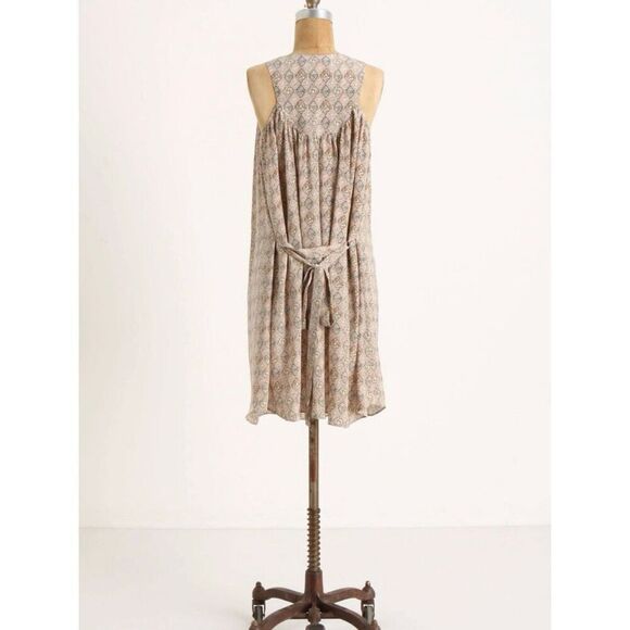 NEW SUNNER Anthropologie Women’s Small Florid Diamonds Dress - Picture 2 of 8